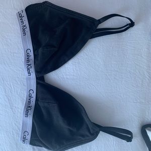 calvin klein carousel triangle bralette
